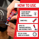 Loctite Medium Strength Threadlocker Liquid 0.2 oz