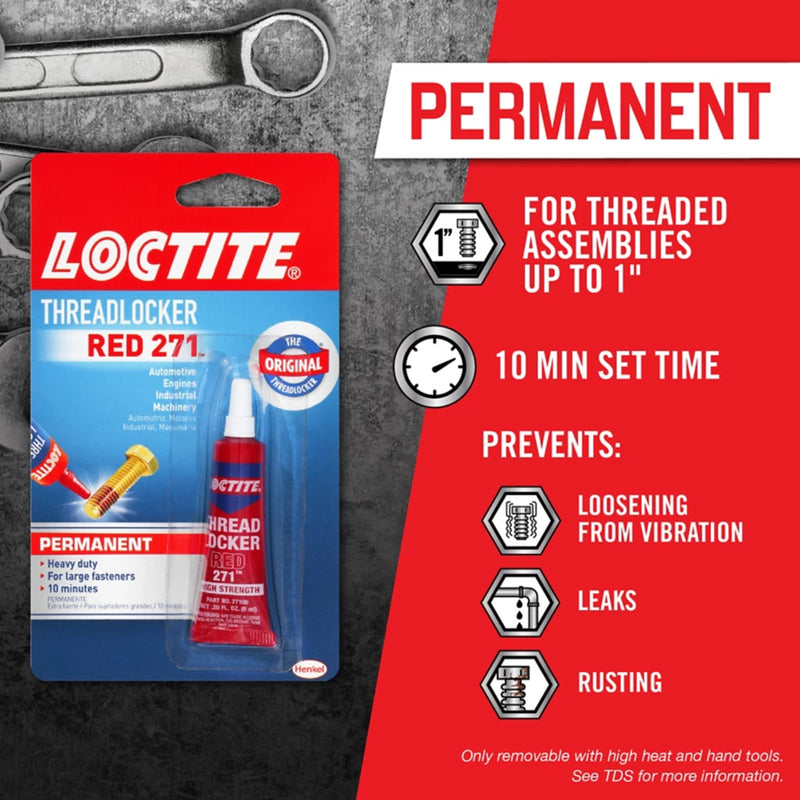 Loctite Threadlocker High Strength Threadlocker Liquid 0.2 oz
