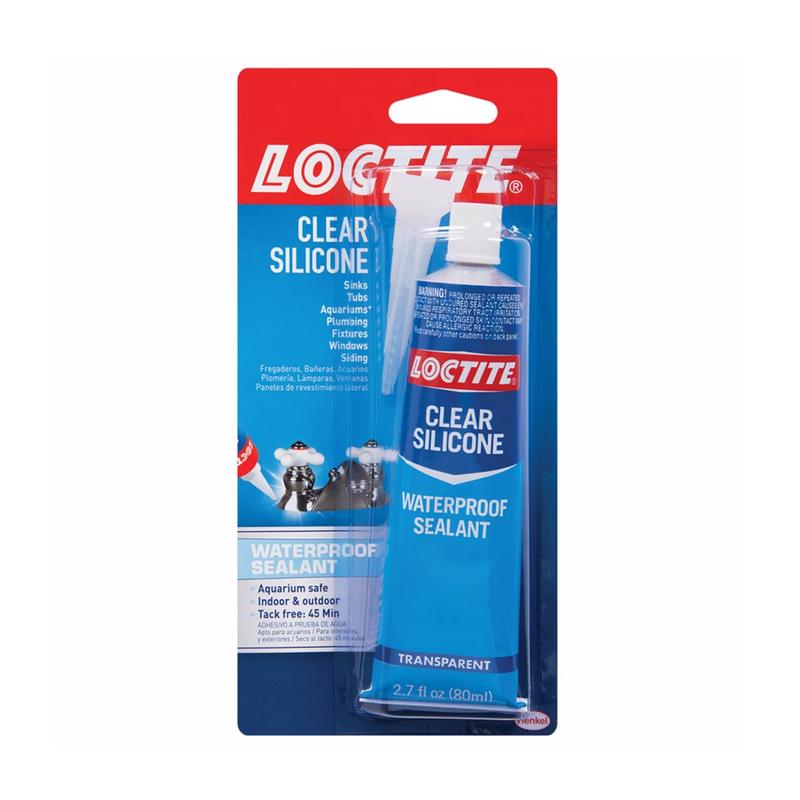 Loctite 2.7 Oz Tub Clear Silicone Waterproof Sealant