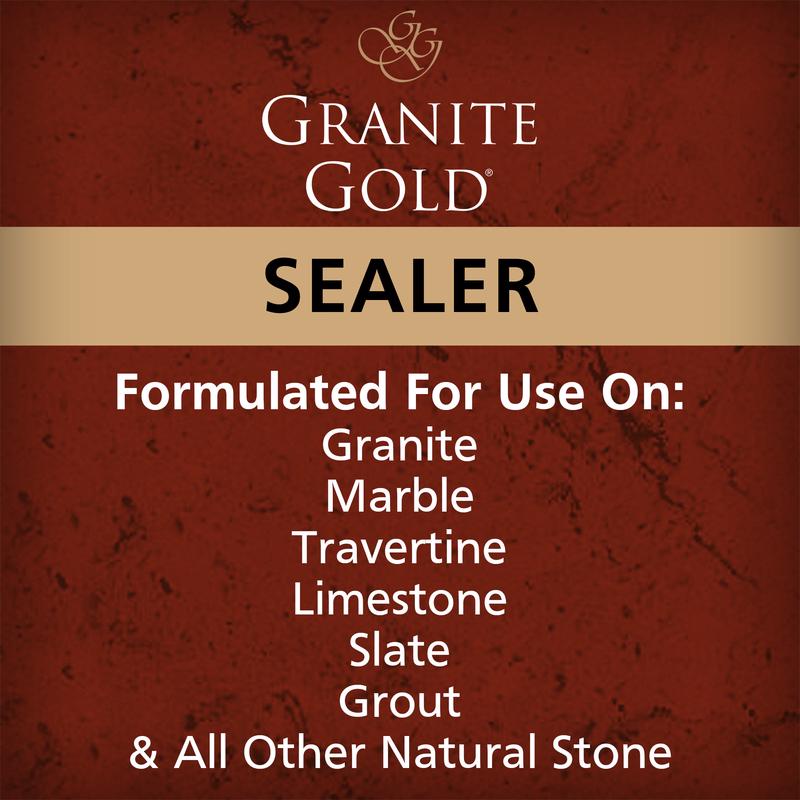 Granite Gold Commercial and Residential Penetrating Natural Stone Sealer 24 oz