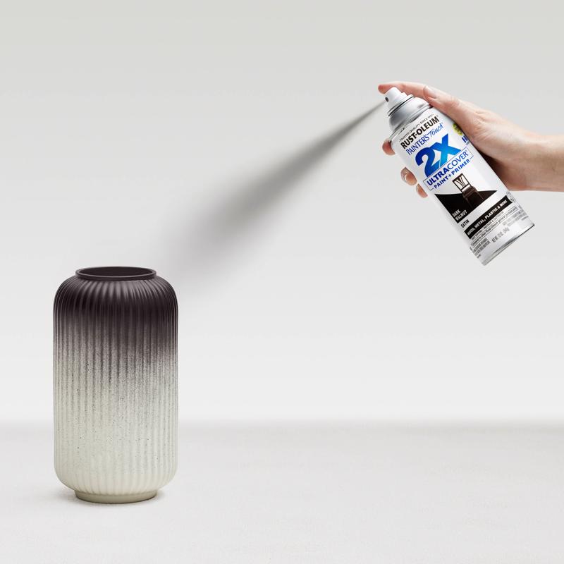 Rust-Oleum Painter's Touch 2X Ultra Cover Satin Dark Walnut Paint+Primer Spray Paint 12 oz