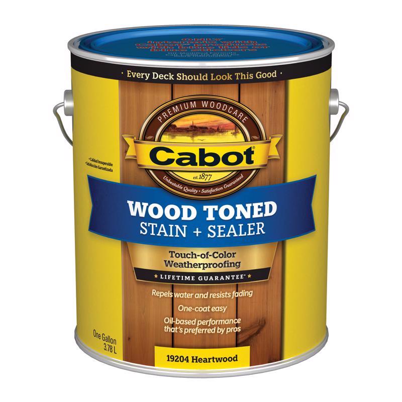 Cabot Wood Toned Low VOC Transparent Heartwood Oil-Based Deck and Siding Stain 1 gal