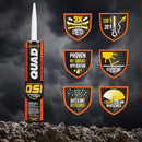 OSI Quad White Elastomeric Polymers Door/Siding/ Window Sealant 10 oz