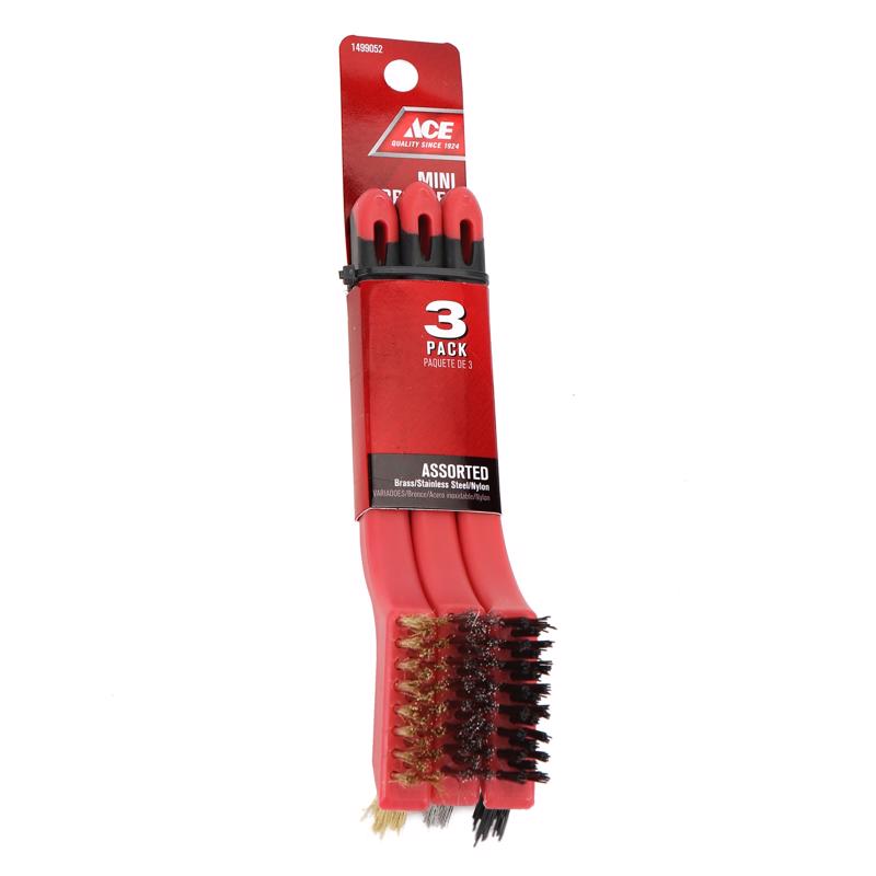 WIRE BRUSH MINI ASST 3PK