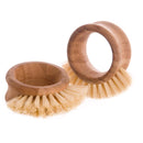 Full Circle The Ring 3.74 in. W Medium Bristle 3.54 in. Bamboo Handle Vegetable Brush
