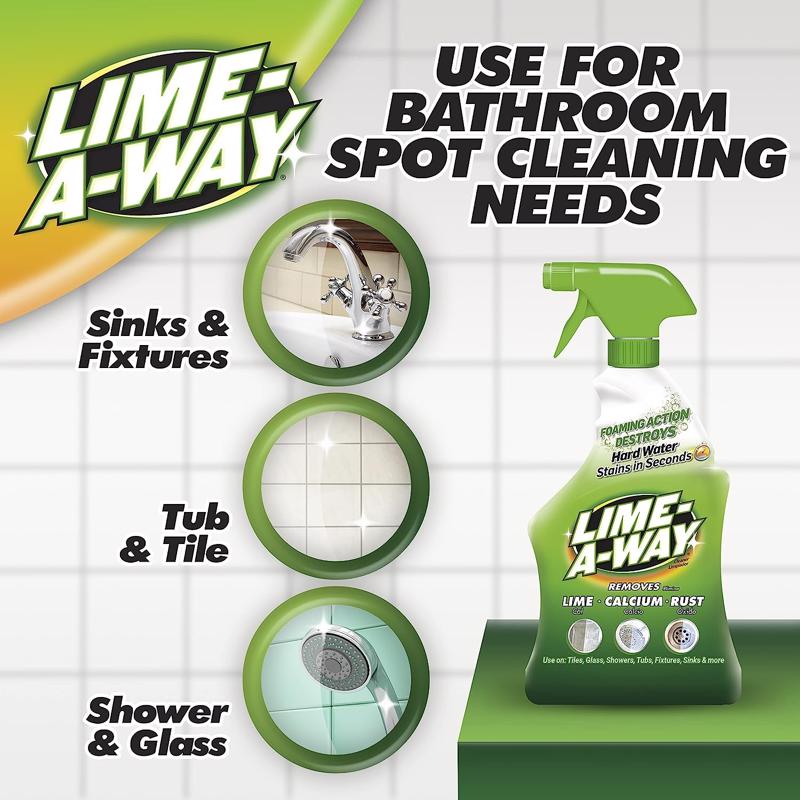 Lime-A-Way Spring Fresh Scent Cleaner and Polish 22 oz Liquid