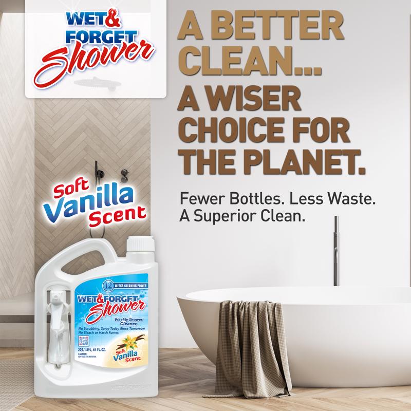 Wet and Forget 801064 Shower, 64 oz, Pack 4