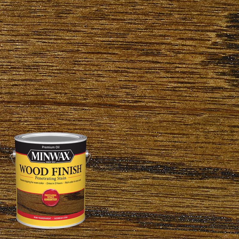 Minwax Wood Finish Semi-Transparent Jacobean Oil-Based Penetrating Stain 1 gal