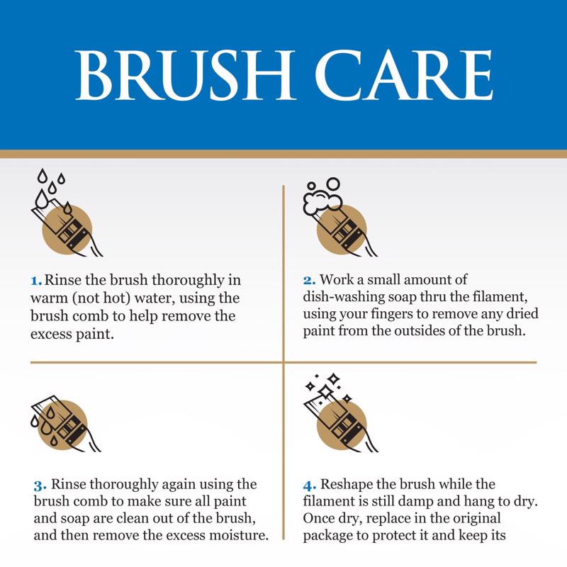 Linzer Pro Edge 1-1/2 in. Flat Paint Brush