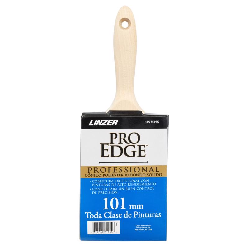 Linzer Pro Edge 4 in. Flat Paint Brush