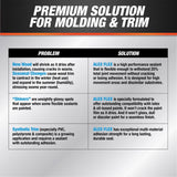 DAP Alex Flex White Acrylic Latex Interior Molding and Trim Sealant 10.1 oz