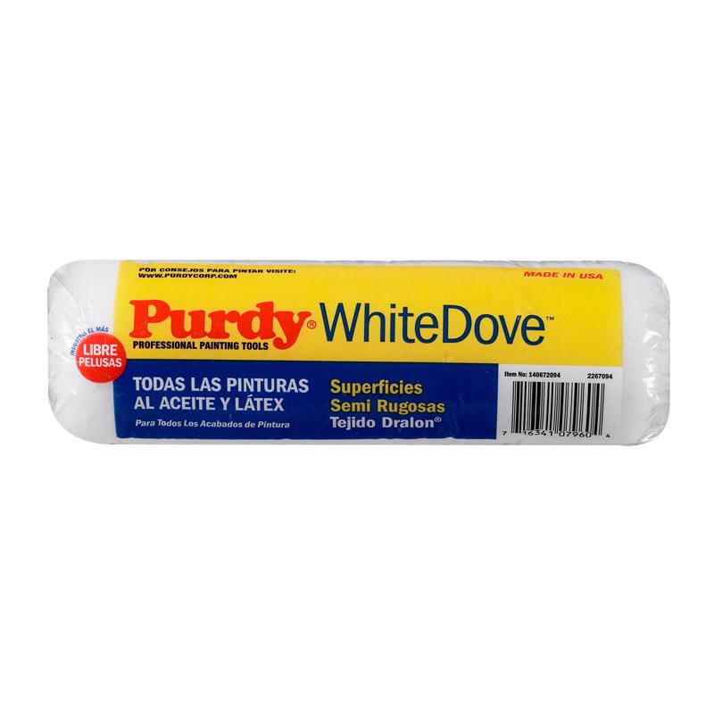 Purdy White Dove Woven Fabric 9 in. W X 3/4 in. Paint Roller Cover 1 pk