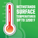 Rust-Oleum Specialty Satin BBQ Black Oil-Based High Heat Low VOC Paint 1 gal