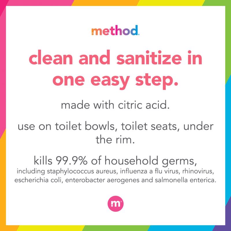 Method Spearmint Scent Antibacterial Toilet Bowl Cleaner 24 oz Liquid