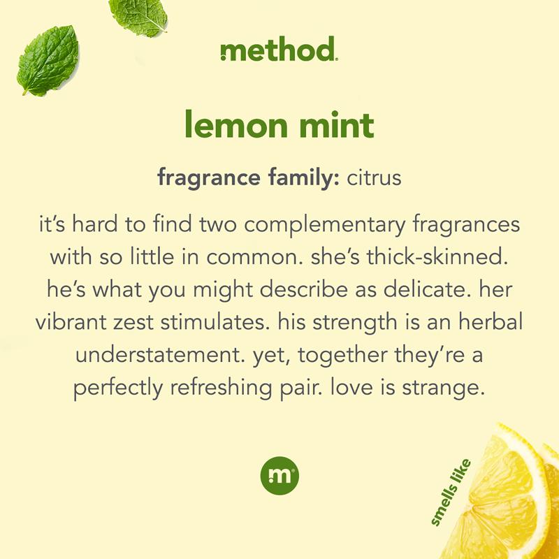 Method Lemon Mint Scent Liquid Dish Soap 18 oz 1 pk