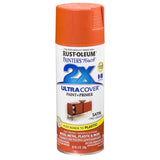 Rust-Oleum Painter's Touch 2X Ultra Cover Satin Fire Orange Paint+Primer Spray Paint 12 oz
