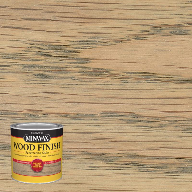 STAIN MINWX 8OZ CLS GRAY