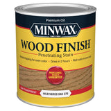 Minwax Wood Finish Semi-Transparent Weathered Oak Oil-Based Penetrating Wood Stain 1 qt