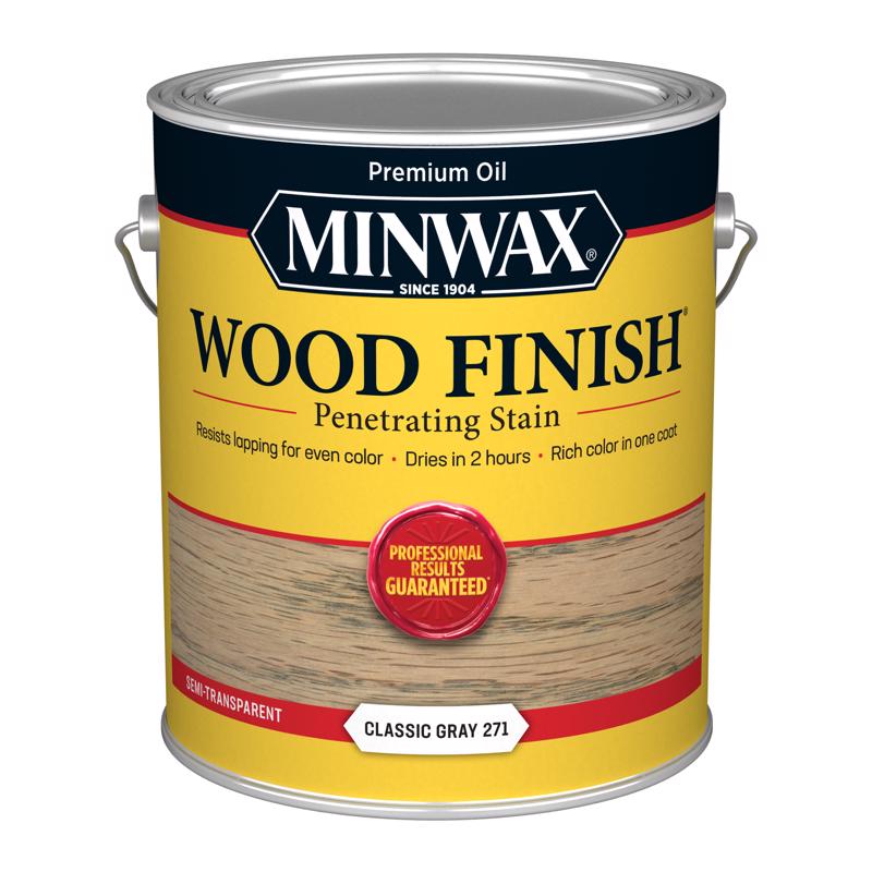 Minwax Wood Finish Semi-Transparent Classic Gray Oil-Based Penetrating Stain 1 gal