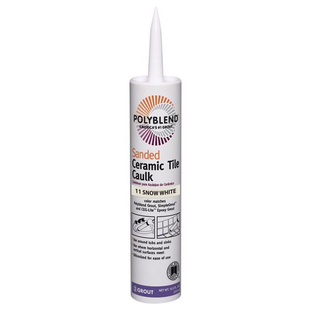 SND TILE CAULK WH 10.5OZ