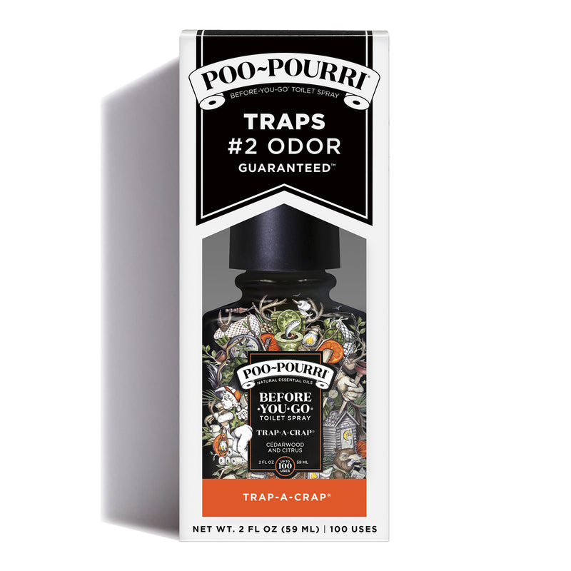 Poo-Pourri Trap-A-Crap Cedarwood/Citrus Scent Toilet Spray 2 oz Liquid
