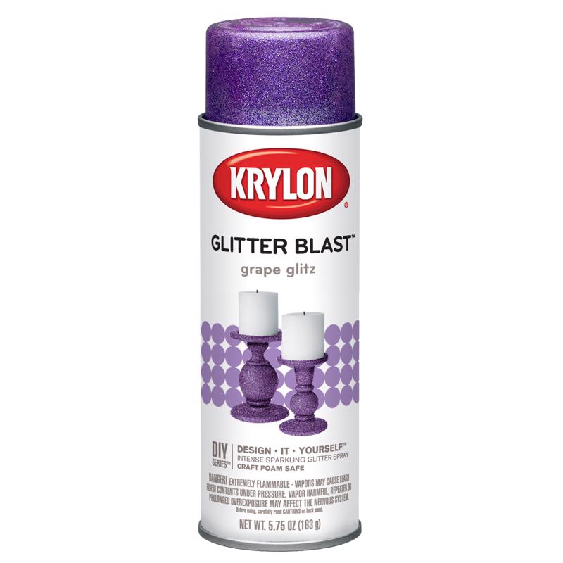 Krylon Glitter Blast Grape Glitz Spray Paint 5.75 oz