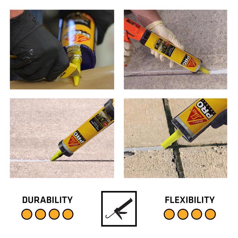 Sika Pro Gray Polyurethane Self-Leveling Sealant 29 oz