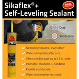 Sika Pro Gray Polyurethane Self-Leveling Sealant 29 oz