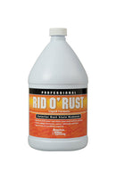 Rid-O-Rust Outdoor Liquid Rust Stain Remover, Removes Stains, Calcium, and Limescale from Concrete, Vinyl Siding, and More, 1 Gallon Bottles (4 Pack)