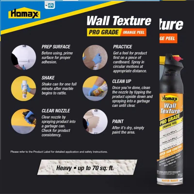 Homax Pro Grade White Water-Based Wall Texture 25 oz