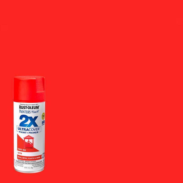 SPRYPNT 2X SAT POPPY RED