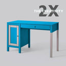 Rust-Oleum Painter's Touch 2X Ultra Cover Satin Oasis Blue Paint+Primer Spray Paint 12 oz