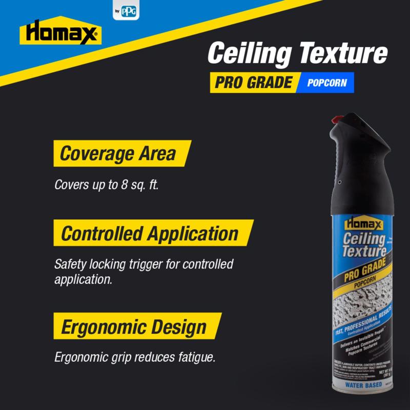 Homax Pro Grade White Water-Based Wall and Ceiling Texture Paint 14 oz