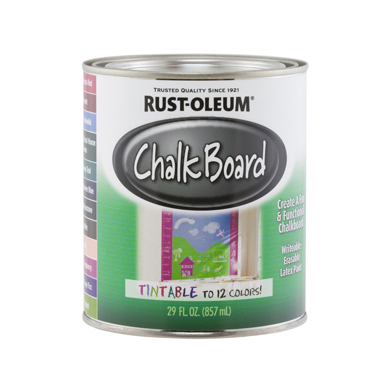 Rustoleum Specialty 243783 1 Quart Chalkboard Tint Base Paint