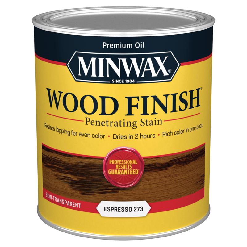 Minwax Wood Finish Semi-Transparent Espresso Oil-Based Penetrating Wood Finish 1 qt