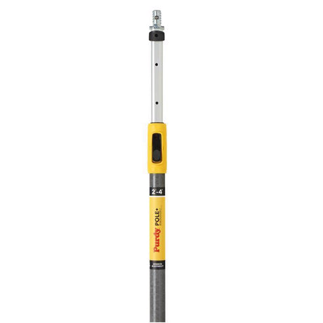 Purdy POWER LOCK Telescoping 2-4 ft. L X 1 in. D Fiberglass Extension Pole