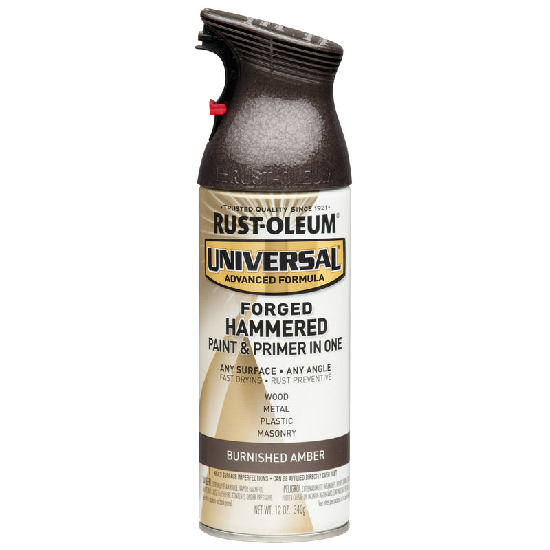Rust-Oleum Universal Hammered Burnished Amber Spray Paint 12 oz