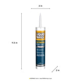 Liquid Nails Extreme Heavy Duty Acrylic Latex Construction Adhesive 10 oz