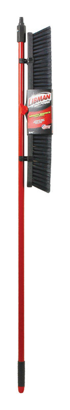 Libman High Power Polyethylene Terephthalate 24 in. Smooth Surface Push Broom