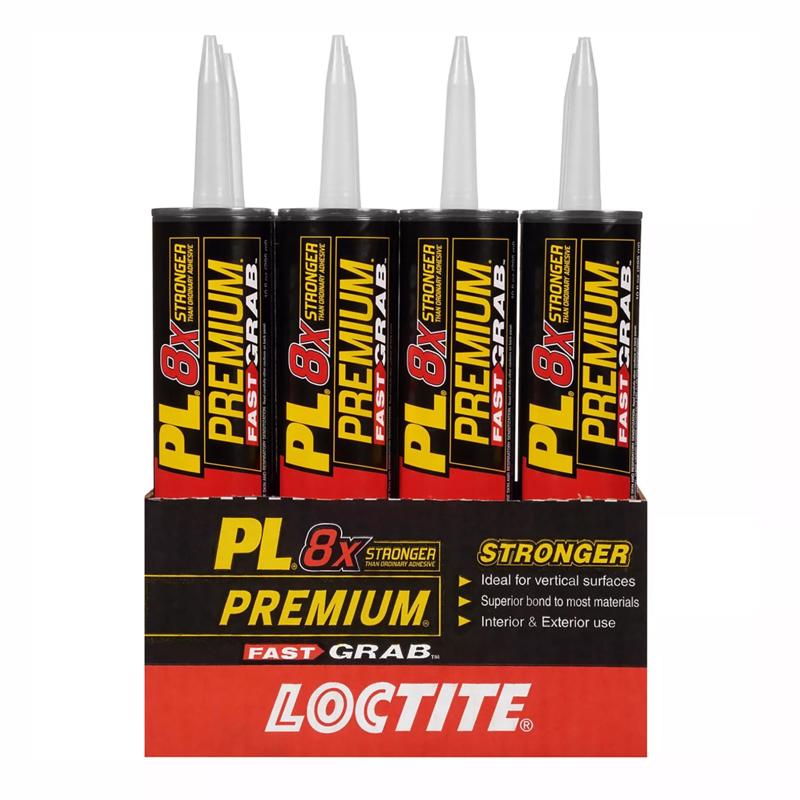 Loctite PL Premium Fast Grab Polyurethane Construction Adhesive 10 oz