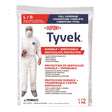 COVERALL TYVEK LG W/B&H