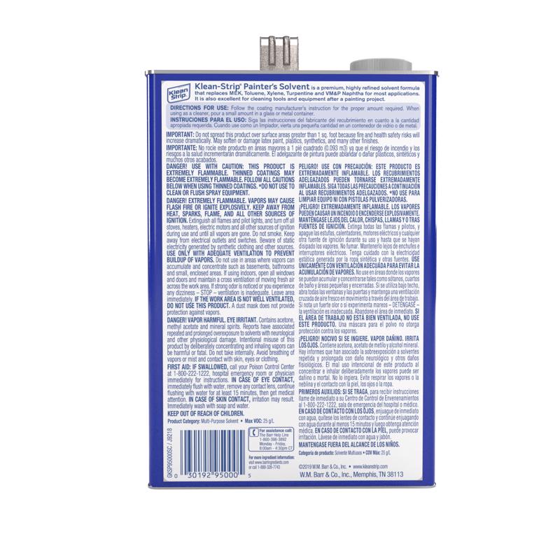 Klean Strip Acetone Painter's Cleaning Solvent 1 gal