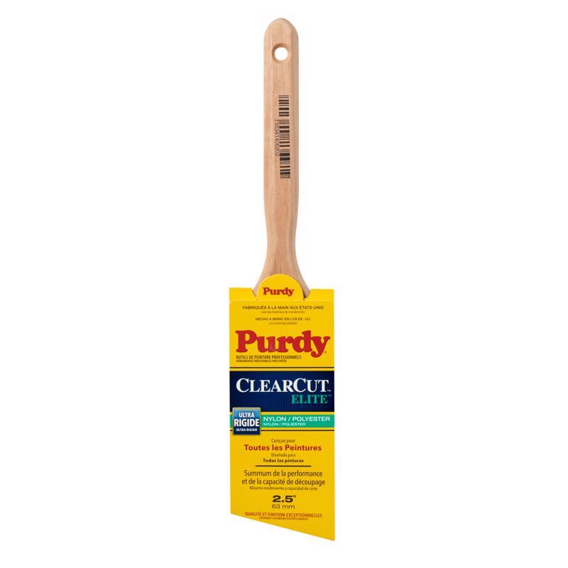 Purdy Clearcut Elite Glide 2-1/2 in. Ultra Stiff Angle Trim Paint Brush