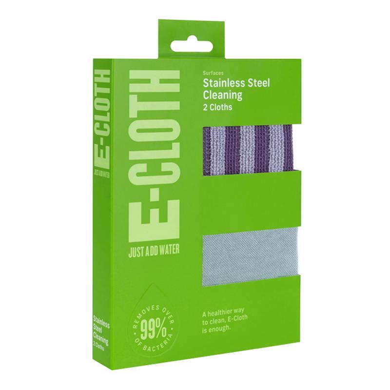 ECLOTH STAINLS STEEL 2PK