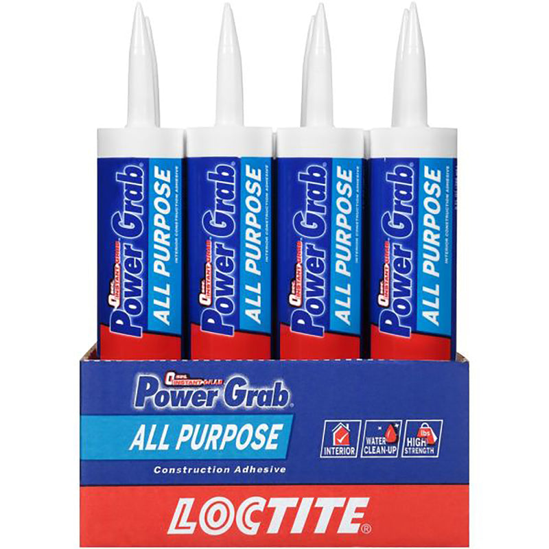 Loctite Power Grab All Purpose Synthetic Latex All Purpose Construction Adhesive 9 oz
