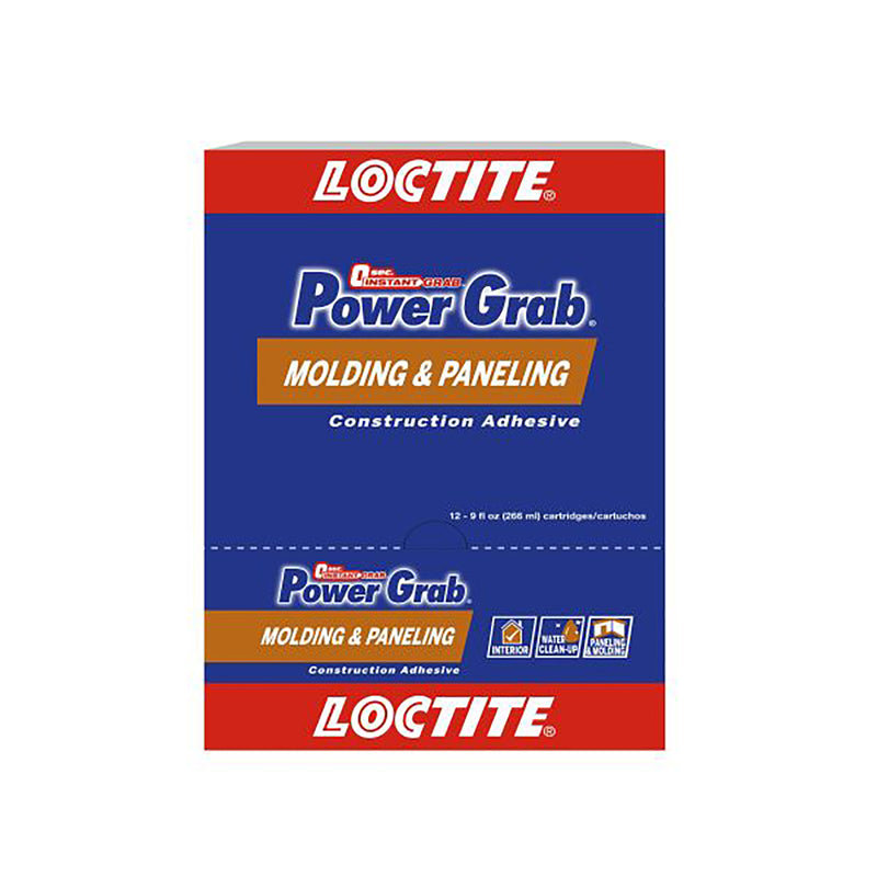 Loctite Power Grab Molding & Paneling Synthetic Latex Drywall Construction Adhesive 9 oz