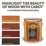 Cabot Gold Transparent Satin Moonlit Mahogany Oil-Based Wood Finish 1 gal