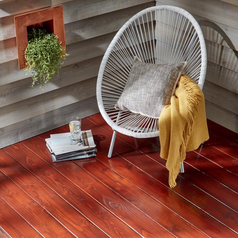 Cabot Gold Satin Moonlit Mahogany Deck Varnish 1 qt