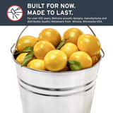 Behrens 10 qt Galvanized Pail Gray