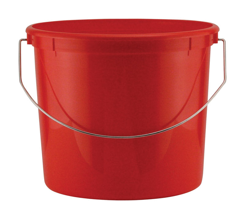 BUCKET POLY RED 5QT